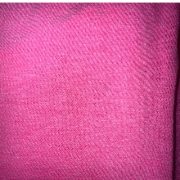 TALBOTS DROP SHOULDER V-NECK TEE - Plus 1X Brilliant Pink - Picture 12 of 13